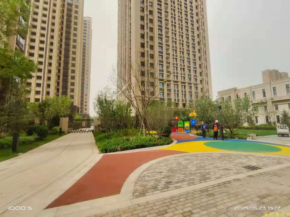 涿州九里京城小区内部绿化环境图