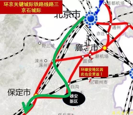 涿州距北京地理位置区位图